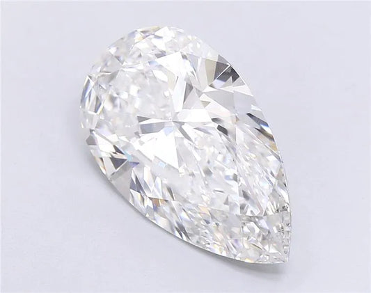 Lab-Grown Pear Diamond - 6.07 Carats, E Color, VVS2 Clarity - Sustainable Luxury and Dazzling Brilliance-IGI·Certified