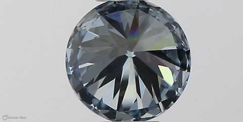 Lab-Grown ROUND Diamond - 0.34 Carat, Fancy Blue Color, IF Clarity | Sustainable Luxury, Dazzling Brilliance | IGI | Certified LG564379484