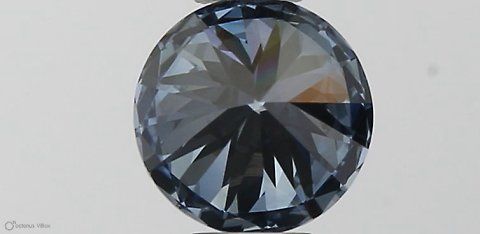 Lab-Grown ROUND Diamond - 0.36 Carat, Fancy Vivid Blue Color, VVS1 Clarity | Sustainable Luxury, Dazzling Brilliance | IGI | Certified LG538290497