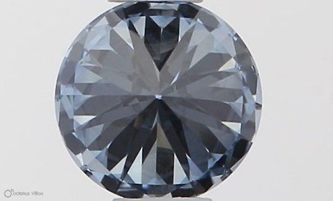 Lab-Grown ROUND Diamond - 0.36 Carat, Fancy Intense Blue Color, VVS1 Clarity | Sustainable Luxury, Dazzling Brilliance | IGI | Certified LG564379334