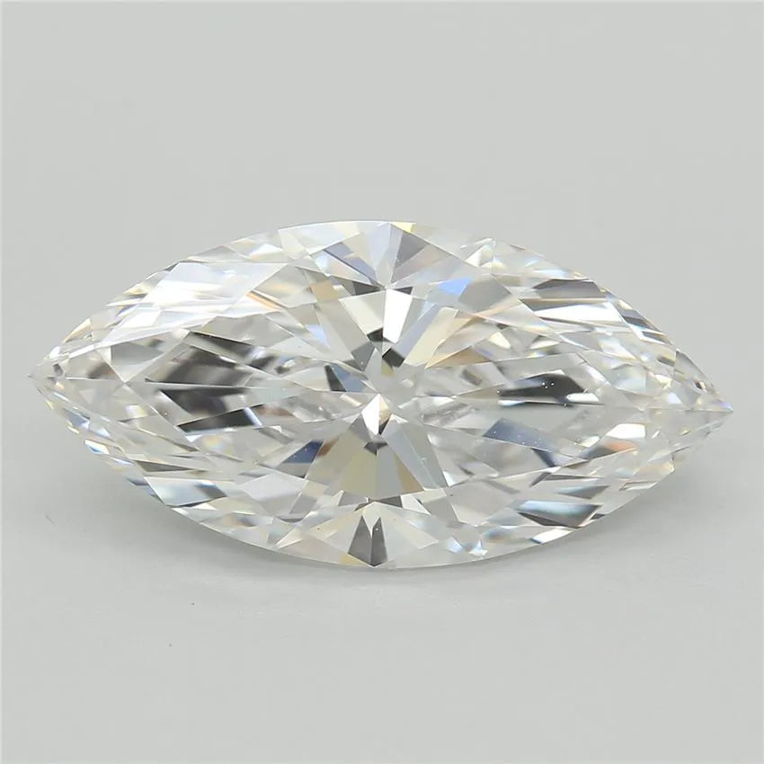 Lab-Grown Marquise Diamond - 2.6 Carats, E Color, VVS2 Clarity - Sustainable Luxury and Dazzling Brilliance-GIA·Certified