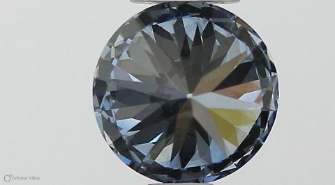 Lab-Grown ROUND Diamond - 0.51 Carat, Fancy Vivid Blue Color, VVS2 Clarity | Sustainable Luxury, Dazzling Brilliance | IGI | Certified LG564379464