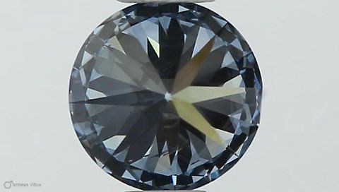 Lab-Grown ROUND Diamond - 0.42 Carat, Fancy Intense Blue Color, SI1 Clarity | Sustainable Luxury, Dazzling Brilliance | IGI | Certified LG538290413