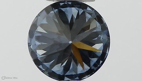 Lab-Grown ROUND Diamond - 0.5 Carat, Fancy Vivid Blue Color, VVS2 Clarity | Sustainable Luxury, Dazzling Brilliance | IGI | Certified LG564379475