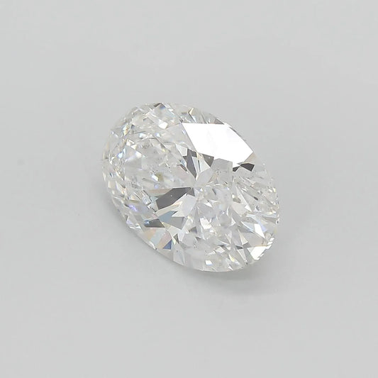 Lab-Grown Oval Diamond - 3.01 Carats, F Color, VS2 Clarity - Sustainable Luxury and Dazzling Brilliance-IGI·Certified