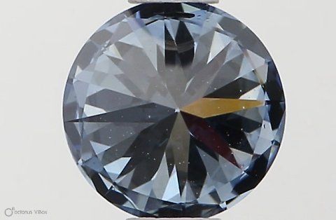 Lab-Grown ROUND Diamond - 0.51 Carat, Fancy Vivid Blue Color, SI2 Clarity | Sustainable Luxury, Dazzling Brilliance | IGI | Certified LG564379180