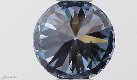 Lab-Grown ROUND Diamond - 0.4 Carat, Fancy Vivid Blue Color, SI2 Clarity | Sustainable Luxury, Dazzling Brilliance | IGI | Certified LG546229910