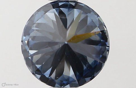 Lab-Grown ROUND Diamond - 1.01 Carat, Fancy Vivid Blue Color, SI1 Clarity | Sustainable Luxury, Dazzling Brilliance | IGI | Certified LG564379570