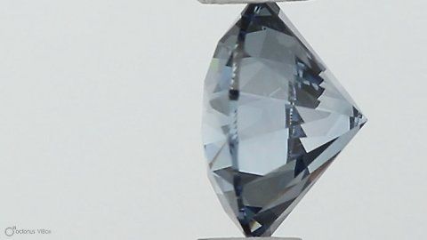 Lab-Grown ROUND Diamond - 0.42 Carat, Fancy Vivid Blue Color, VVS1 Clarity | Sustainable Luxury, Dazzling Brilliance | IGI | Certified LG553257447