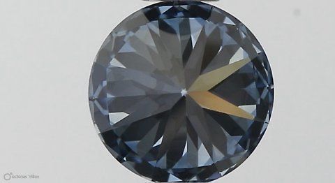 Lab-Grown ROUND Diamond - 0.57 Carat, Fancy Vivid Blue Color, VVS2 Clarity | Sustainable Luxury, Dazzling Brilliance | IGI | Certified LG553257534