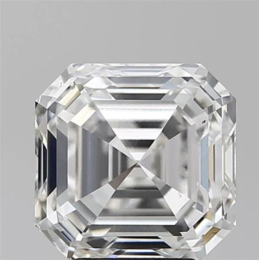 Lab-Grown Asscher Diamond - 4.03 Carats, F Color, VS2 Clarity - Sustainable Luxury and Dazzling Brilliance-IGI·Certified