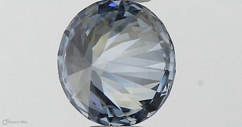 Lab-Grown ROUND Diamond - 0.5 Carat, Fancy Vivid Blue Color, VVS1 Clarity | Sustainable Luxury, Dazzling Brilliance | IGI | Certified LG553257527