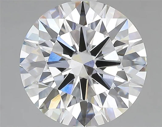 Lab-Grown Round Diamond - 4.09 Carats, F Color, VVS2 Clarity - Sustainable Luxury and Dazzling Brilliance-IGI·Certified