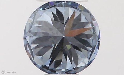 Lab-Grown ROUND Diamond - 0.34 Carat, Fancy Intense Blue Color, VS1 Clarity | Sustainable Luxury, Dazzling Brilliance | IGI | Certified LG553257515