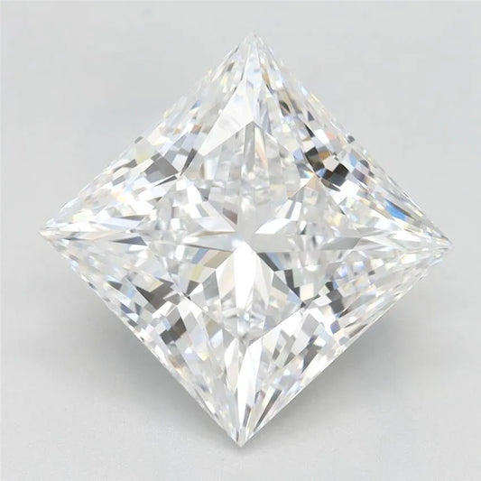 Lab-Grown Princess Diamond - 3.45 Carats, D Color, VVS1 Clarity - Sustainable Luxury and Dazzling Brilliance-GIA·Certified