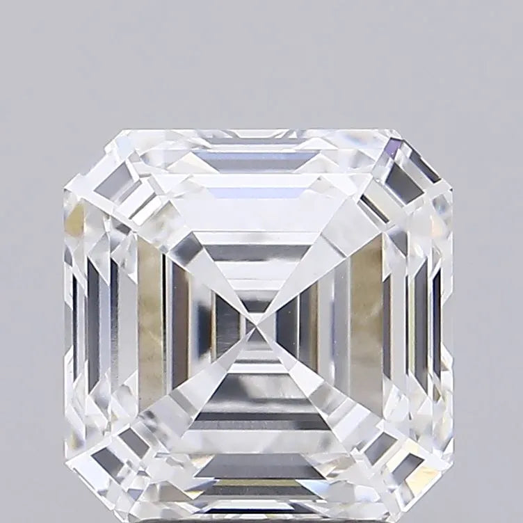 Lab-Grown Asscher Diamond - 3 Carats, E Color, VVS2 Clarity - Sustainable Luxury and Dazzling Brilliance-IGI·Certified