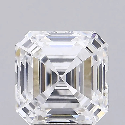 Lab-Grown Asscher Diamond - 3 Carats, E Color, VVS2 Clarity - Sustainable Luxury and Dazzling Brilliance-IGI·Certified