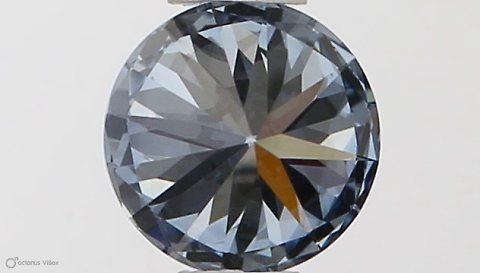 Lab-Grown ROUND Diamond - 0.32 Carat, Fancy Vivid Blue Color, VVS1 Clarity | Sustainable Luxury, Dazzling Brilliance | IGI | Certified LG581331217