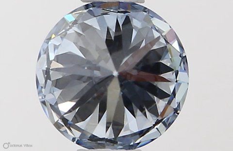 Lab-Grown ROUND Diamond - 0.5 Carat, Fancy Blue Color, VS2 Clarity | Sustainable Luxury, Dazzling Brilliance | IGI | Certified LG564379527