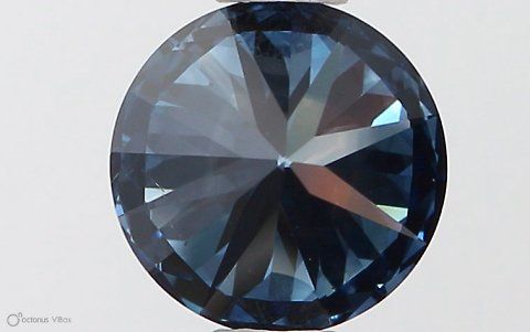 Lab-Grown ROUND Diamond - 0.75 Carat, Fancy Vivid Blue Color, SI1 Clarity | Sustainable Luxury, Dazzling Brilliance | IGI | Certified LG564379386