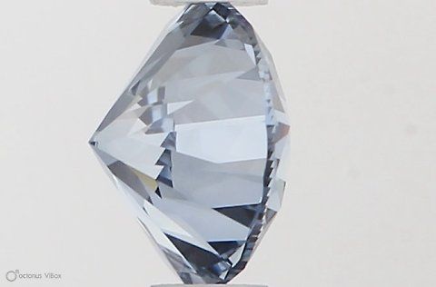 Lab-Grown ROUND Diamond - 0.59 Carat, Fancy Vivid Blue Color, VVS1 Clarity | Sustainable Luxury, Dazzling Brilliance | IGI | Certified LG581331041