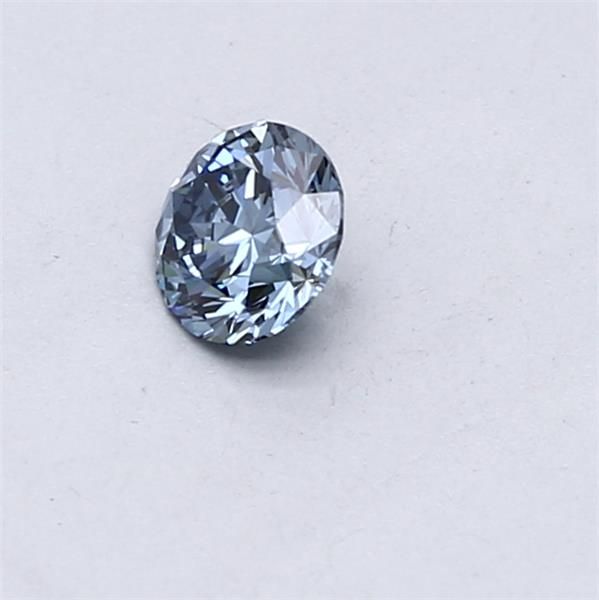 Lab-Grown ROUND Diamond - 0.31 Carat, Fancy Vivid Blue Color, VVS2 Clarity | Sustainable Luxury, Dazzling Brilliance | IGI | Certified LG546229960