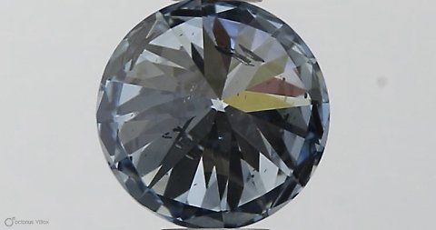 Lab-Grown ROUND Diamond - 0.45 Carat, Fancy Intense Blue Color, I1 Clarity | Sustainable Luxury, Dazzling Brilliance | IGI | Certified LG546229938