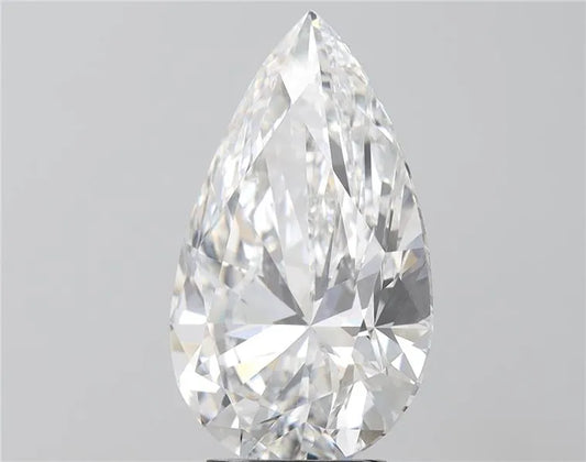 Lab-Grown Pear Diamond - 6.33 Carats, E Color, VVS2 Clarity - Sustainable Luxury and Dazzling Brilliance-IGI·Certified