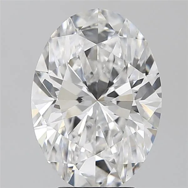 Lab-Grown Oval Diamond - 4.03 Carats, E Color, VVS2 Clarity - Sustainable Luxury and Dazzling Brilliance-IGI·Certified