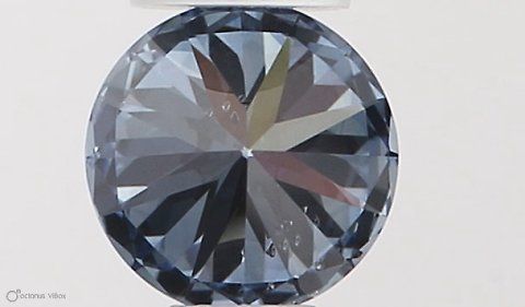 Lab-Grown ROUND Diamond - 0.32 Carat, Fancy Vivid Blue Color, VS2 Clarity | Sustainable Luxury, Dazzling Brilliance | IGI | Certified LG546229945