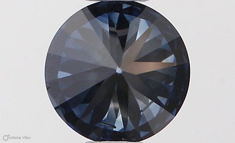 Lab-Grown ROUND Diamond - 0.52 Carat, Fancy Vivid Blue Color, SI2 Clarity | Sustainable Luxury, Dazzling Brilliance | IGI | Certified LG538290346