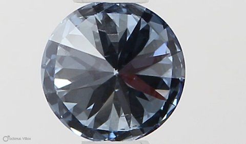 Lab-Grown ROUND Diamond - 0.31 Carat, Fancy Vivid Blue Color, VS2 Clarity | Sustainable Luxury, Dazzling Brilliance | IGI | Certified LG581331413