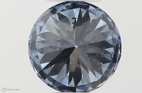 Lab-Grown ROUND Diamond - 0.51 Carat, Fancy Vivid Blue Color, SI1 Clarity | Sustainable Luxury, Dazzling Brilliance | IGI | Certified LG564379354