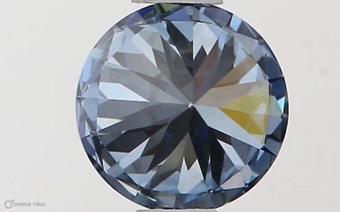 Lab-Grown ROUND Diamond - 0.5 Carat, Fancy Vivid Blue Color, VS1 Clarity | Sustainable Luxury, Dazzling Brilliance | IGI | Certified LG581331057