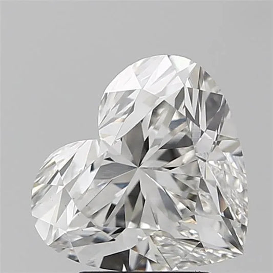 Lab-Grown Heart Diamond - 3 Carats, F Color, VS1 Clarity - Sustainable Luxury and Dazzling Brilliance-IGI·Certified