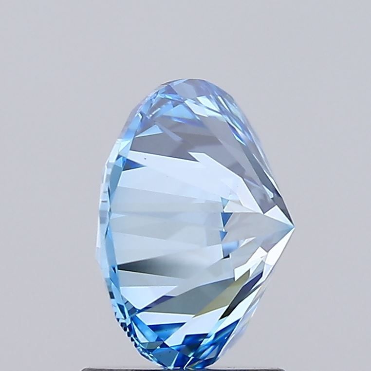 Lab-Grown ROUND Diamond - 2.14 Carat, Fancy Vivid Blue Color, SI2 Clarity | Sustainable Luxury, Dazzling Brilliance | IGI | Certified LG591359278