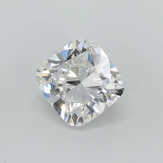 Lab-Grown Cushion Diamond - 2.5 Carats, E Color, VS2 Clarity - Sustainable Luxury and Dazzling Brilliance-IGI·Certified