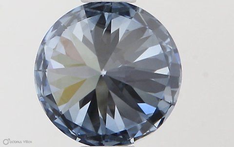 Lab-Grown ROUND Diamond - 0.8 Carat, Fancy Vivid Blue Color, IF Clarity | Sustainable Luxury, Dazzling Brilliance | IGI | Certified LG581331122