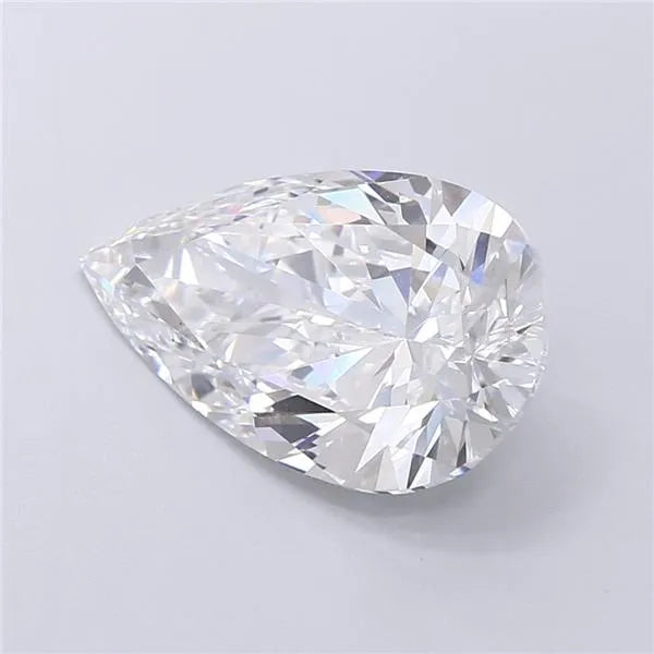 Lab-Grown Pear Diamond - 4 Carats, E Color, VVS2 Clarity - Sustainable Luxury and Dazzling Brilliance-IGI·Certified