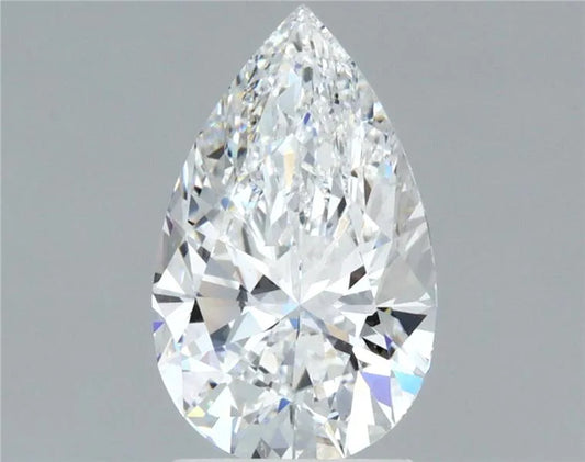 Lab-Grown Pear Diamond - 2.05 Carats, E Color, VVS2 Clarity - Sustainable Luxury and Dazzling Brilliance-IGI·Certified