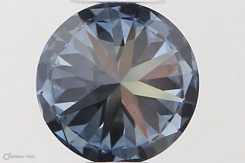 Lab-Grown ROUND Diamond - 0.5 Carat, Fancy Vivid Blue Color, VS2 Clarity | Sustainable Luxury, Dazzling Brilliance | IGI | Certified LG564379136