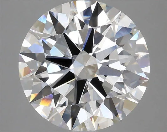 Lab-Grown Round Diamond - 4 Carats, E Color, VVS2 Clarity - Sustainable Luxury and Dazzling Brilliance-IGI·Certified