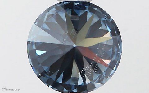 Lab-Grown ROUND Diamond - 0.75 Carat, Fancy Vivid Blue Color, SI1 Clarity | Sustainable Luxury, Dazzling Brilliance | IGI | Certified LG564379410