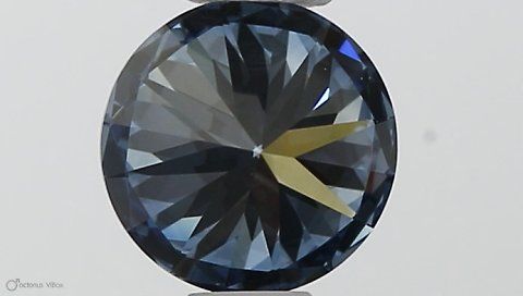 Lab-Grown ROUND Diamond - 0.41 Carat, Fancy Vivid Blue Color, VVS1 Clarity | Sustainable Luxury, Dazzling Brilliance | IGI | Certified LG553257422