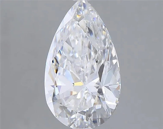 Lab-Grown Pear Diamond - 2.54 Carats, E Color, VVS2 Clarity - Sustainable Luxury and Dazzling Brilliance-IGI·Certified