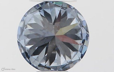 Lab-Grown ROUND Diamond - 0.35 Carat, Fancy Intense Blue Color, VS1 Clarity | Sustainable Luxury, Dazzling Brilliance | IGI | Certified LG564379149