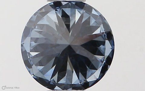 Lab-Grown ROUND Diamond - 0.45 Carat, Fancy Vivid Blue Color, IF Clarity | Sustainable Luxury, Dazzling Brilliance | IGI | Certified LG564379314