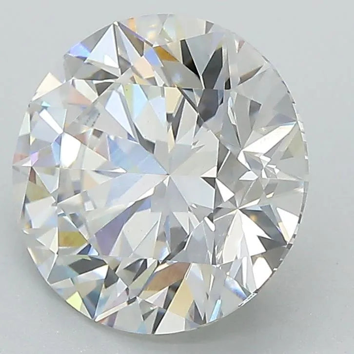 Lab-Grown Round Diamond - 3.1 Carats, F Color, VVS2 Clarity - Sustainable Luxury and Dazzling Brilliance-IGI·Certified