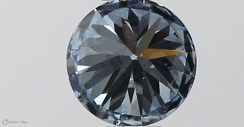 Lab-Grown ROUND Diamond - 0.39 Carat, Fancy Vivid Blue Color, VS1 Clarity | Sustainable Luxury, Dazzling Brilliance | IGI | Certified LG564379510