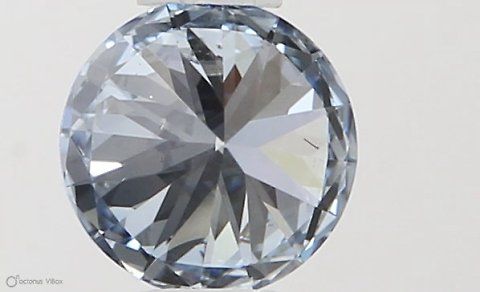 Lab-Grown ROUND Diamond - 0.34 Carat, Fancy Blue Color, SI1 Clarity | Sustainable Luxury, Dazzling Brilliance | IGI | Certified LG553257406